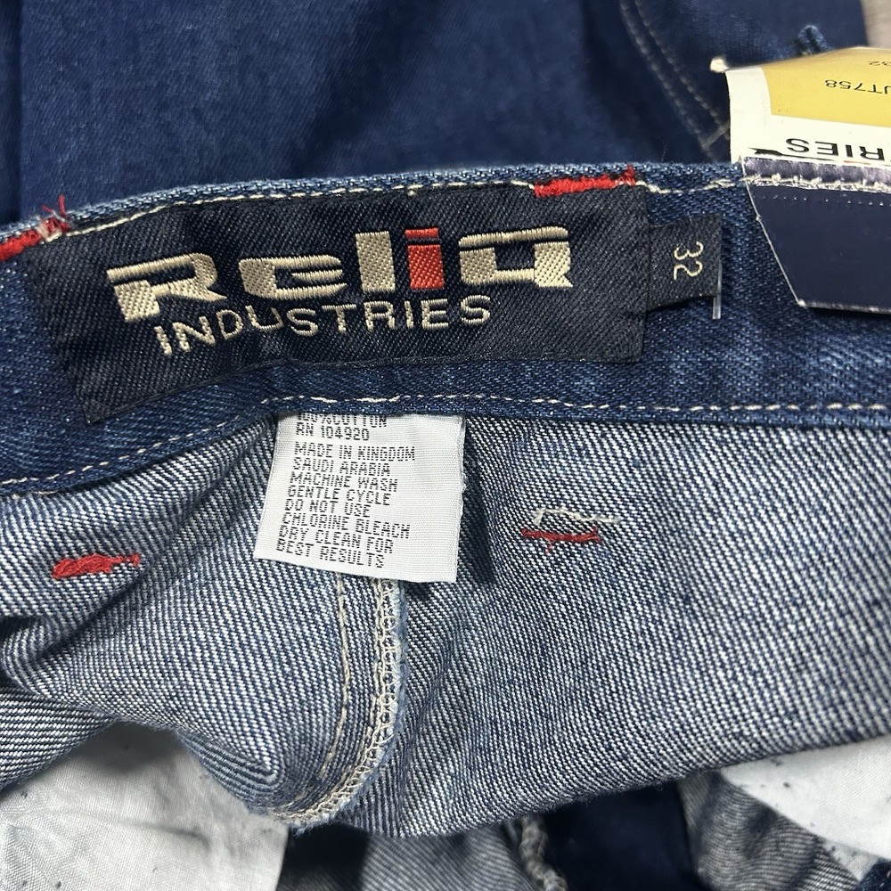 Reliq Industries Carpenter Jeans Men's 32x32 Workwear Denim Pants NWT - Picture 4 of 7